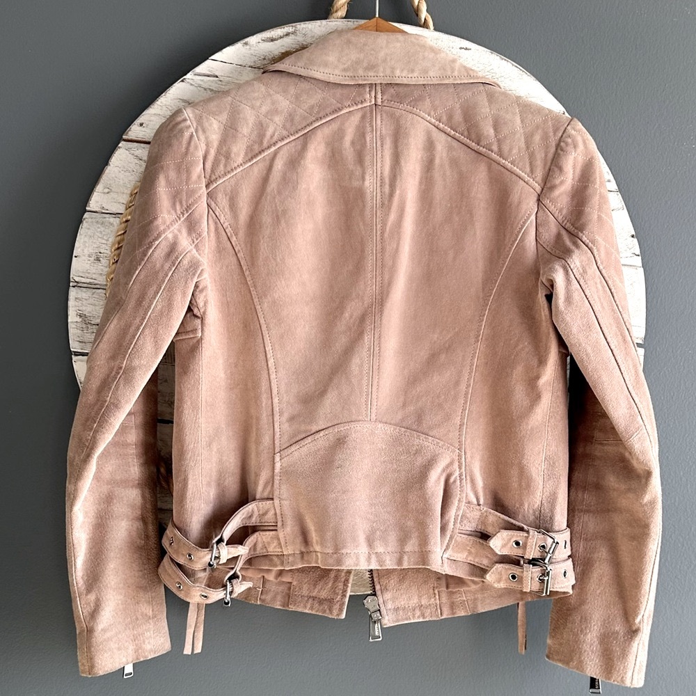 Genuine Suede Leather Jacket - Picture 2 of 14